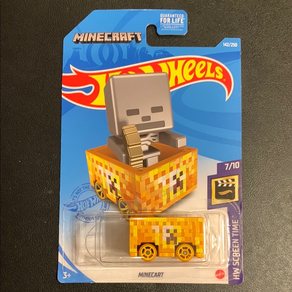 Hot Wheels Minecraft Toy - Yellow